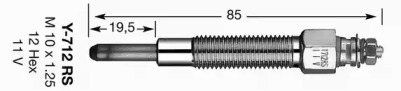 Свеча накаливания NGK 6140